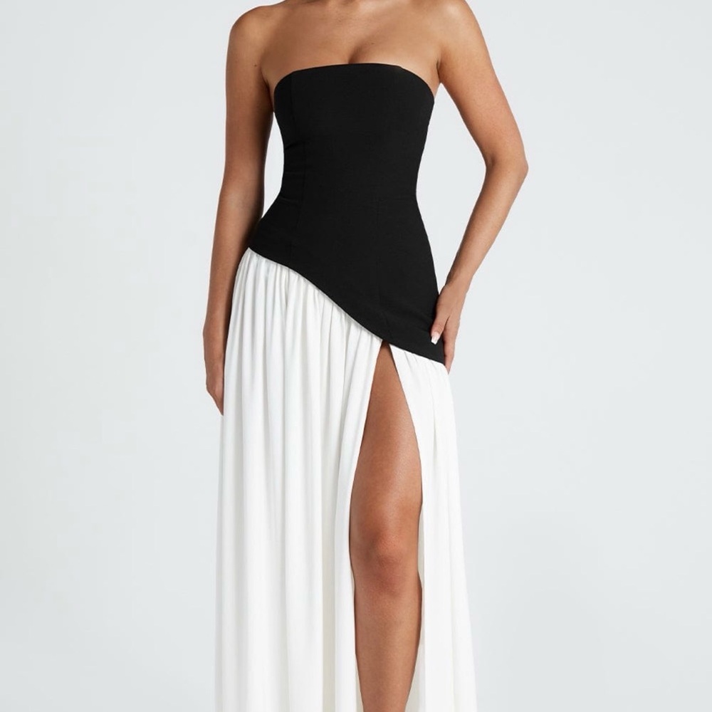 Maliyah Black and White Dress